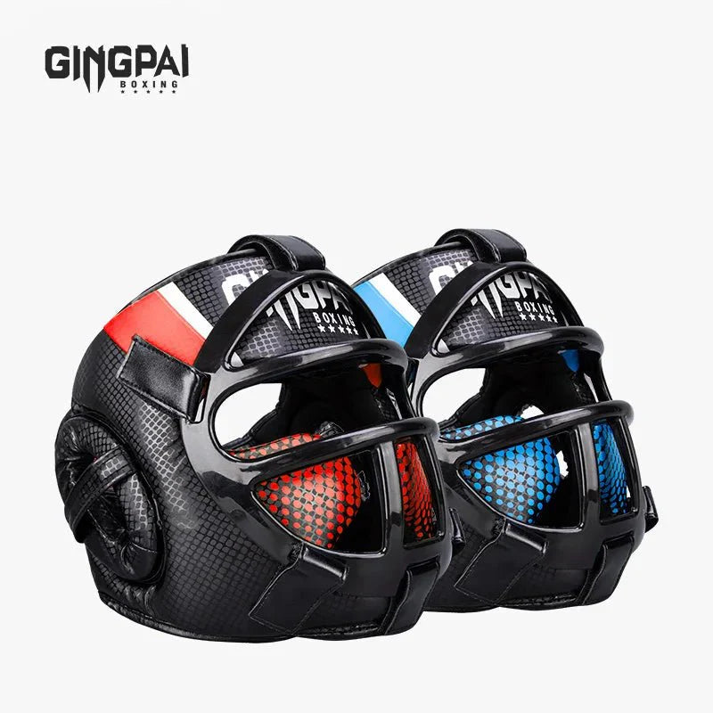 BowLift | Fightguard Premium Headgear with Face Mask – Full Head and Face Protection for Sparring, Muay Thai, Taekwondo, and Martial Arts Training