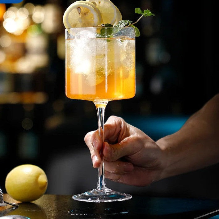 BowLift | Square Highball Cocktail Glass