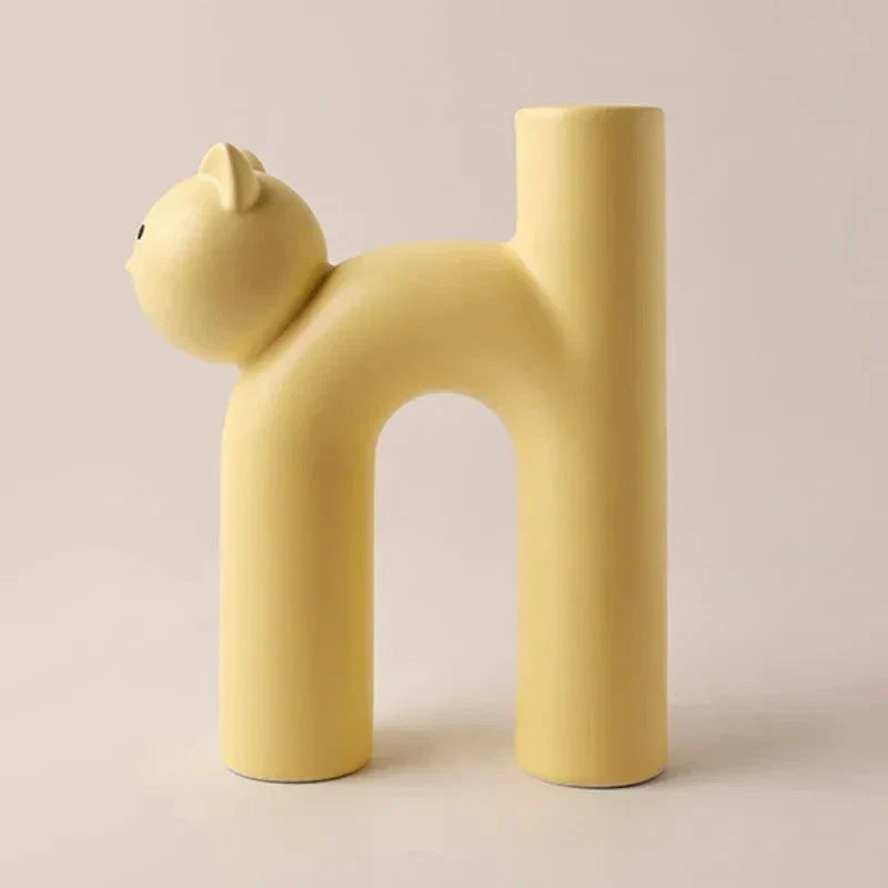 BowLift | Matte Kitten Flower Vase