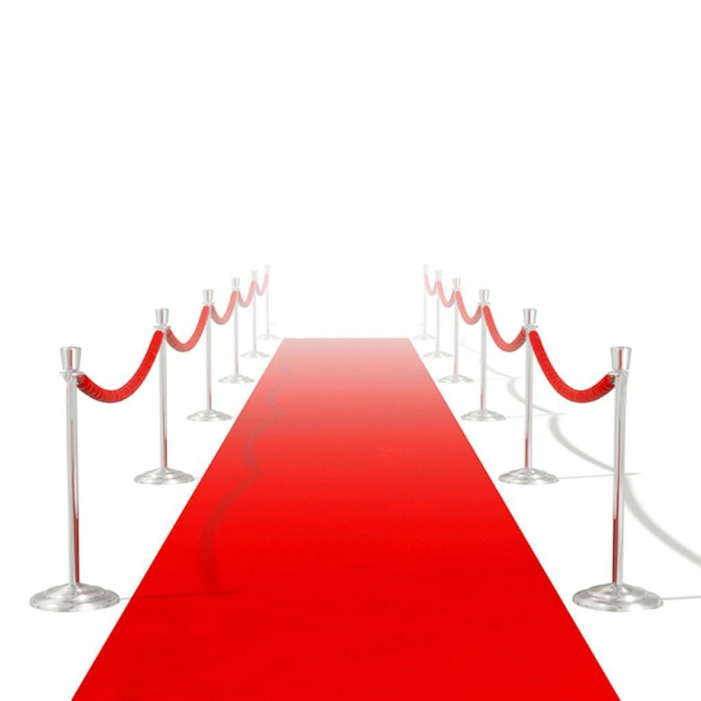 BowLift | Extra heavy red carpet 1 x 5 m - 400 g/m2