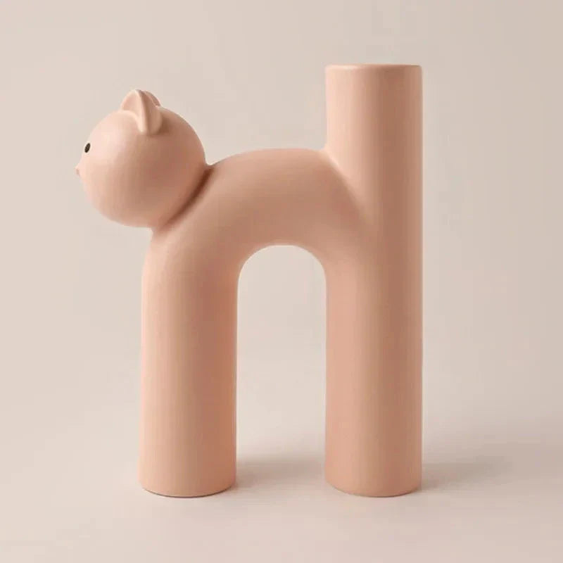 BowLift | Matte Kitten Flower Vase