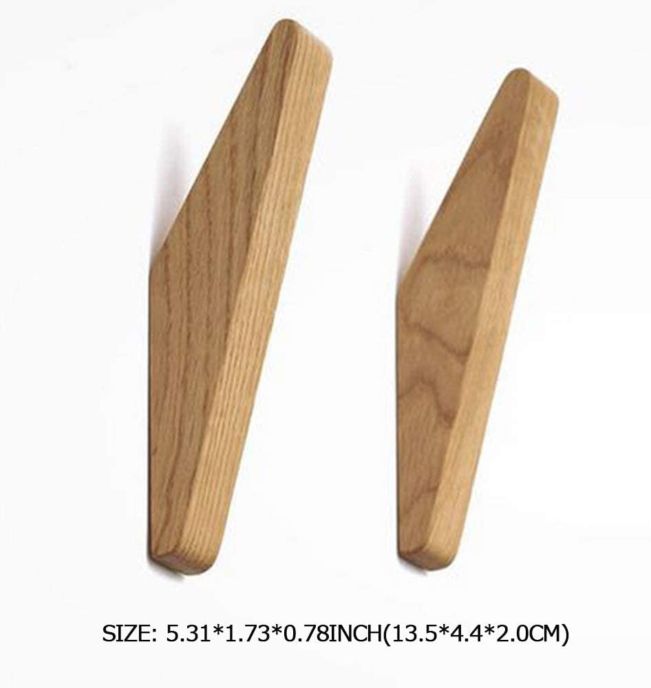 Wooden Wall Hooks Set Nordhaak – 6 Minimalist Coat Hooks Made of Solid Wood | Bowlift