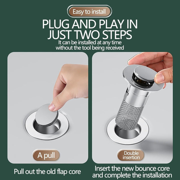 BowLift | STOPBLOCK – Drain Protector for Clog Prevention & Jewelry Safety