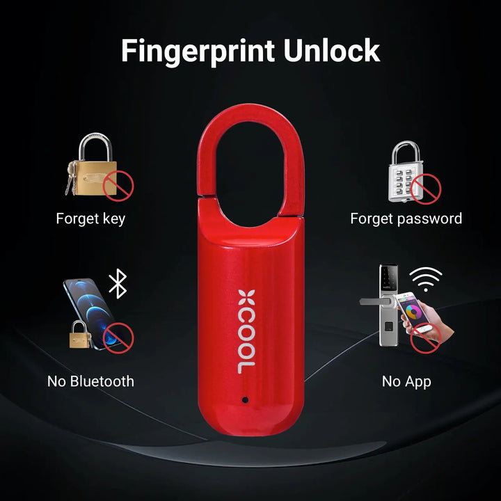 BowLift | InstaSecure Fingerprint Padlock