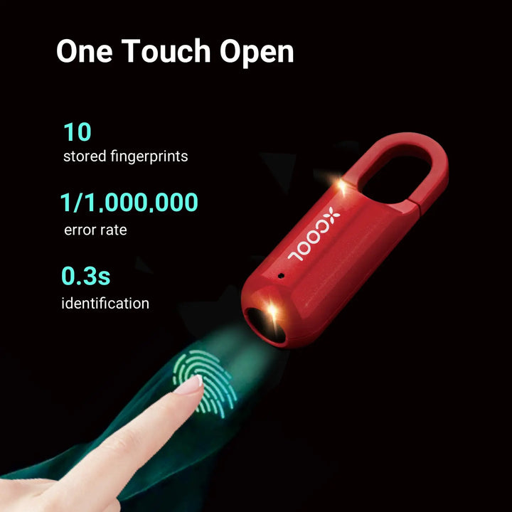 BowLift | InstaSecure Fingerprint Padlock