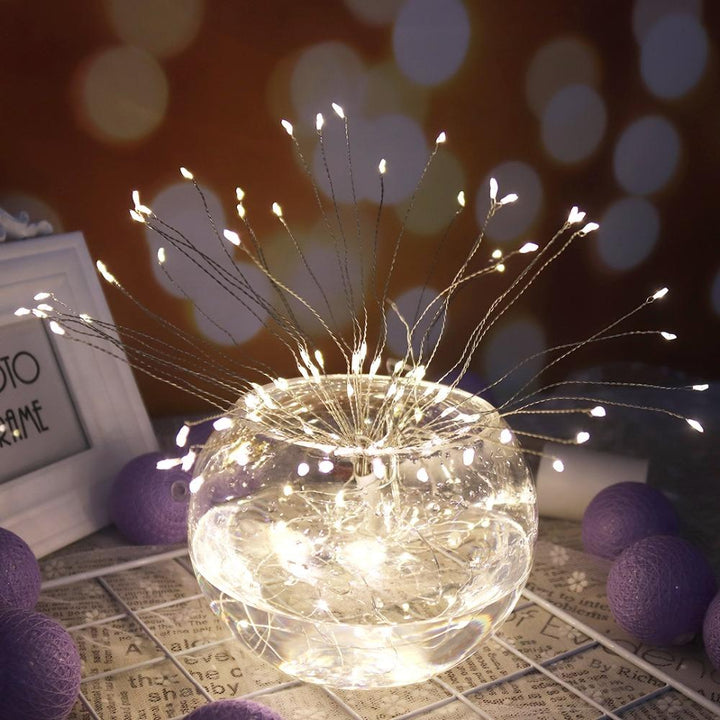BowLift | Fireworks Holiday Light - String Light Outdoor Christmas Garland For Garden, Bistro, Party Decor