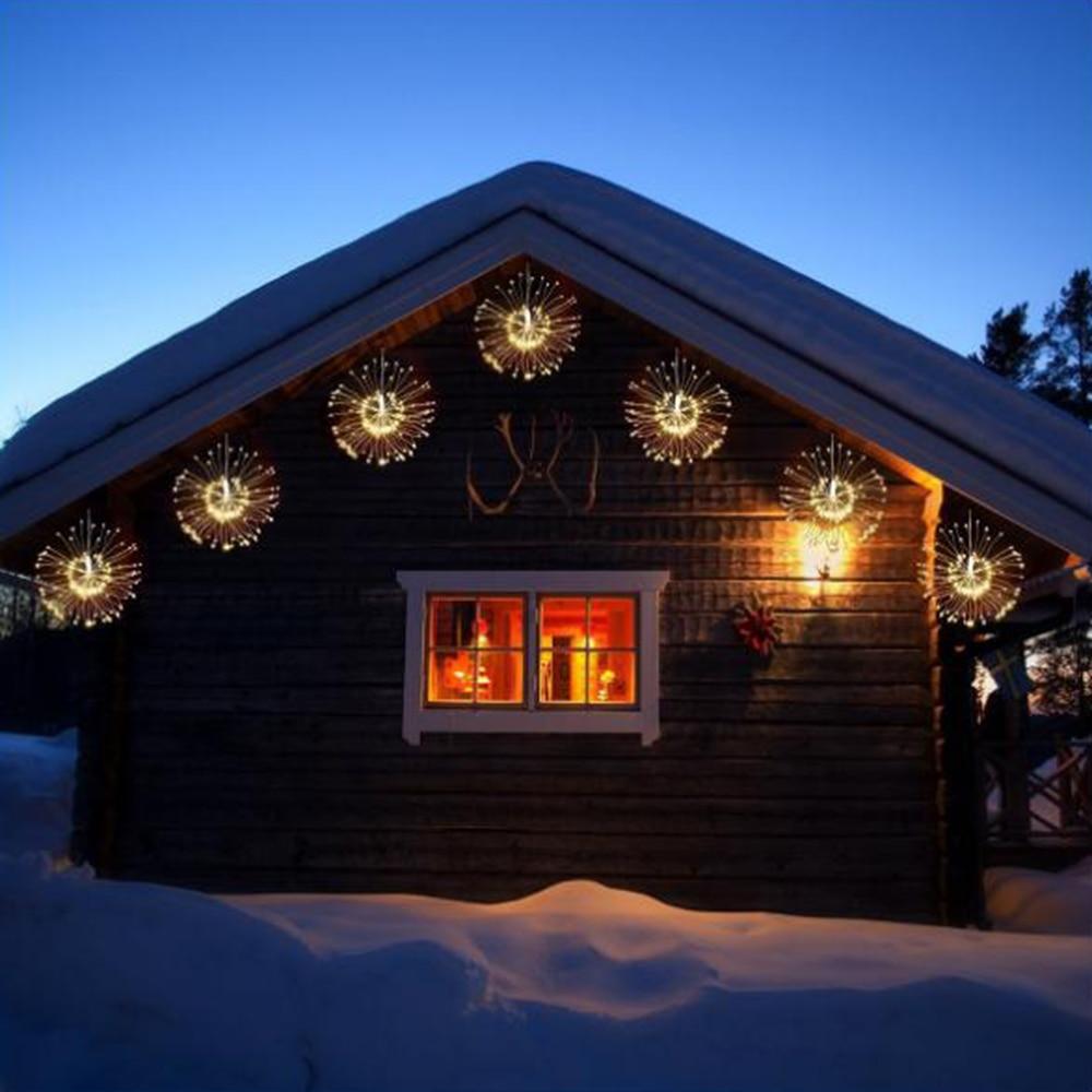 BowLift | Fireworks Holiday Light - String Light Outdoor Christmas Garland For Garden, Bistro, Party Decor