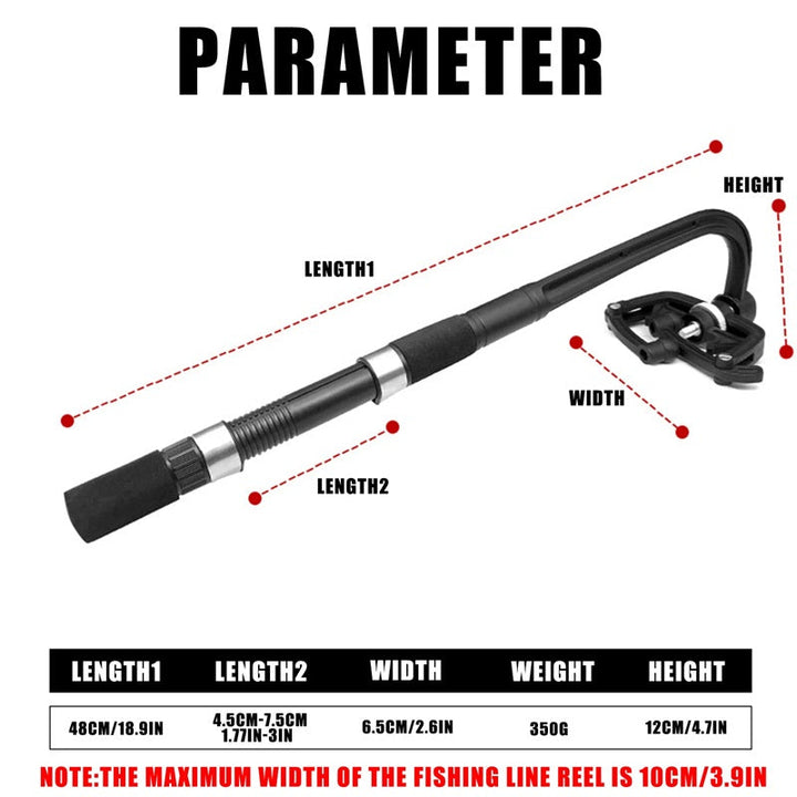 BowLift | Portable Fishing Line Winder Spooler, No Line Twist Tangle-Free Reeling