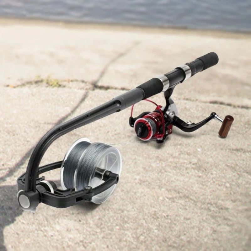 BowLift | Portable Fishing Line Winder Spooler, No Line Twist Tangle-Free Reeling
