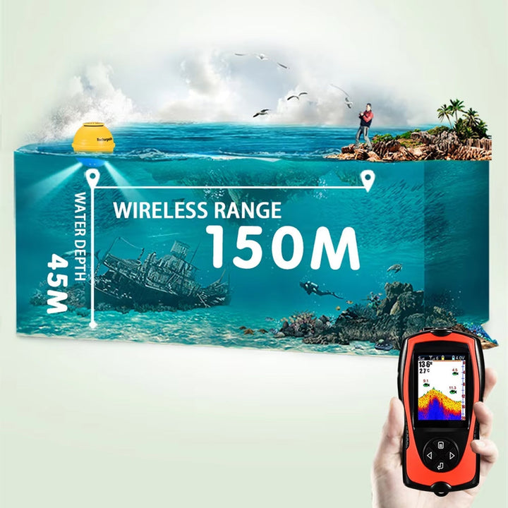 Wireless fish finder with 150m range | Bowlift