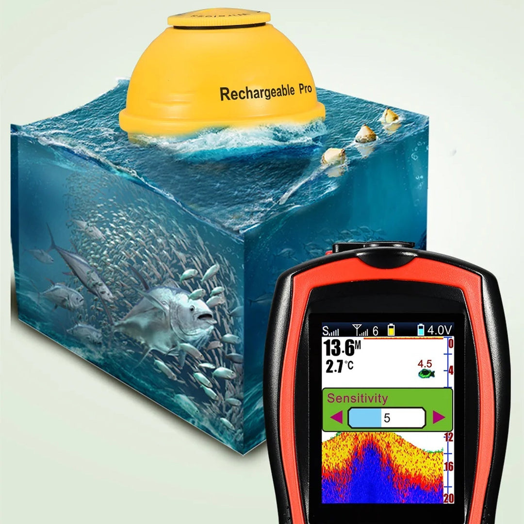 Wireless fish finder with 150m range | Bowlift