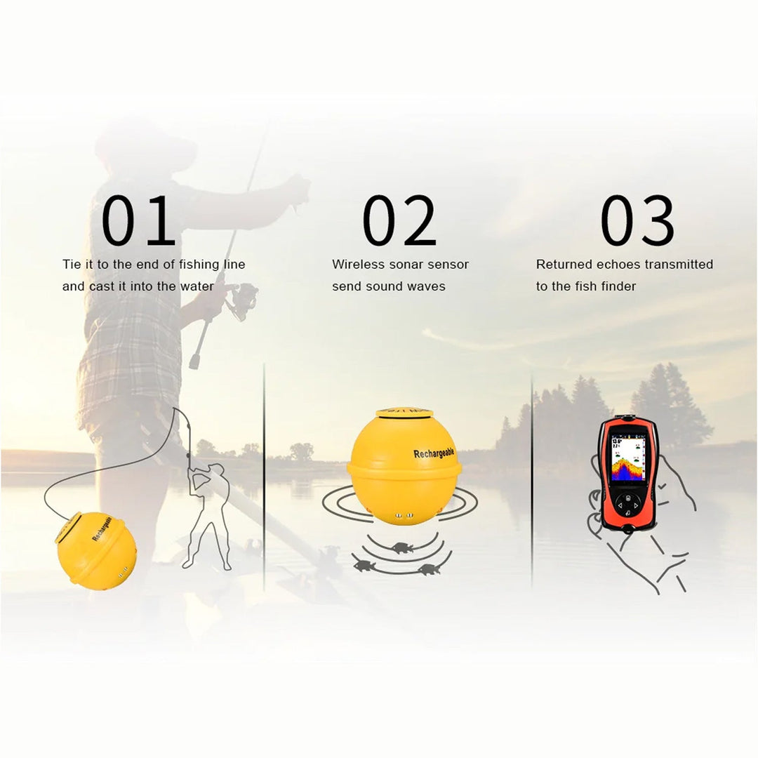 Wireless fish finder with 150m range | Bowlift