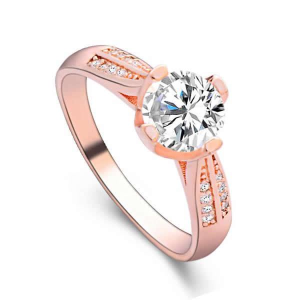 Flower Shape Crystal Ring | Bowlift