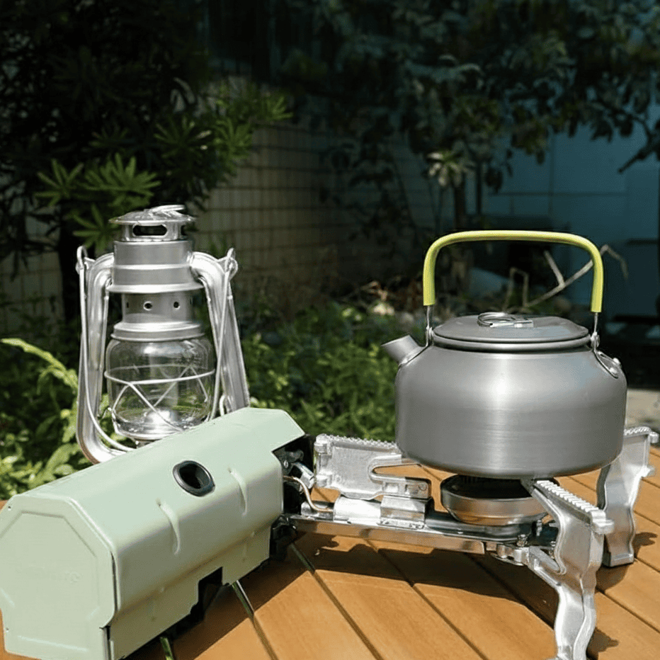 BowLift | FLAMECAMP – Portable Butane Camping Stove with Storage Bag & Gas Bottle