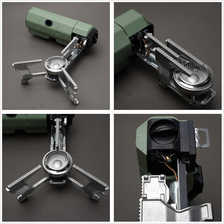 BowLift | FLAMECAMP – Portable Butane Camping Stove with Storage Bag & Gas Bottle