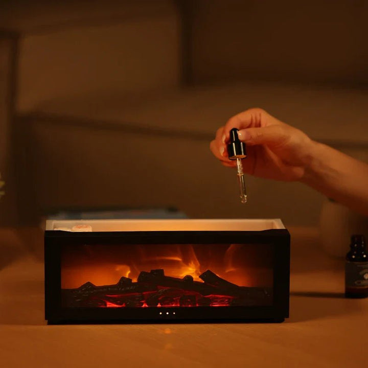 BowLift | FlameMist – Aromatherapy Humidifier with Flame Effect and LED Light