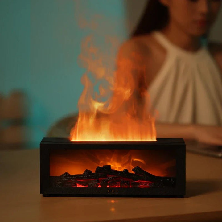 BowLift | FlameMist – Aromatherapy Humidifier with Flame Effect and LED Light