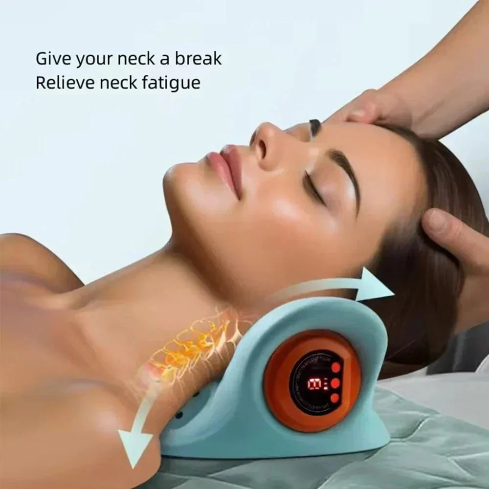 BowLift | Flexease Neck Massager – EMS Technology, Acupressure & Traction – Effective Neck Pain Relief & Posture Support – Daily 10-Minute Relaxation