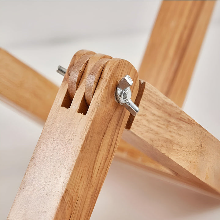 BowLift | Flexible Robot Desk Lamp made of Solid Wood – LumoBot
