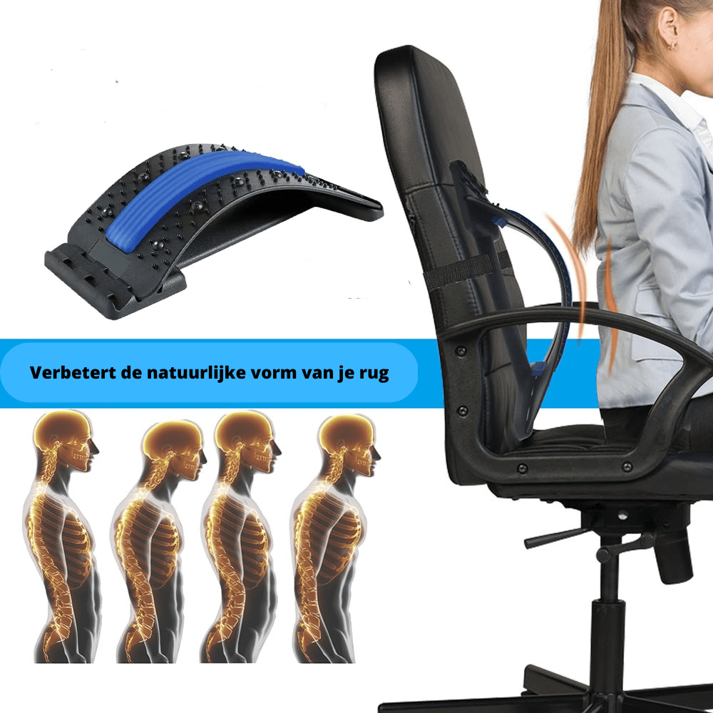 BowLift | POSTUREZEN – Ergonomic Back Massage Stretcher for Posture & Relaxation