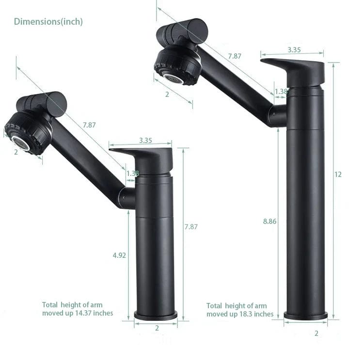 BowLift | Flexispout – 360° Flexible Faucet with Spray Mode for Sink Comfort
