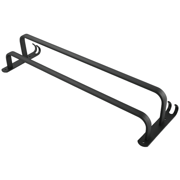 BowLift | FlexRack – Wall-Mounted Aluminum Bathroom Shelf with 3 Crossbars