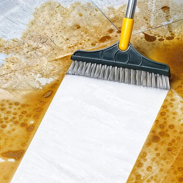 BowLift | FlexSweep Brush – 2-in-1 Cleaning Brush with Scraper for Floors and Tiles