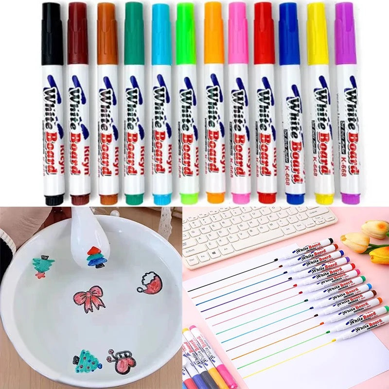 BowLift | Water Drawing Washable Colour Marker Pens