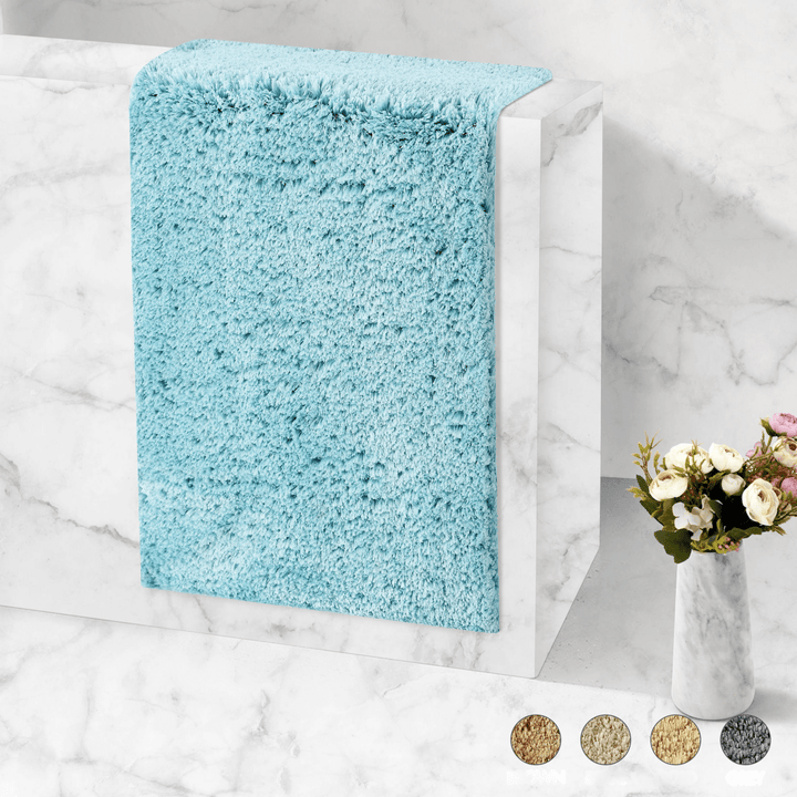 BowLift | Veloura Ultra-Absorbent Bath Mat | Plush non-slip bathroom mat for comfort and safety