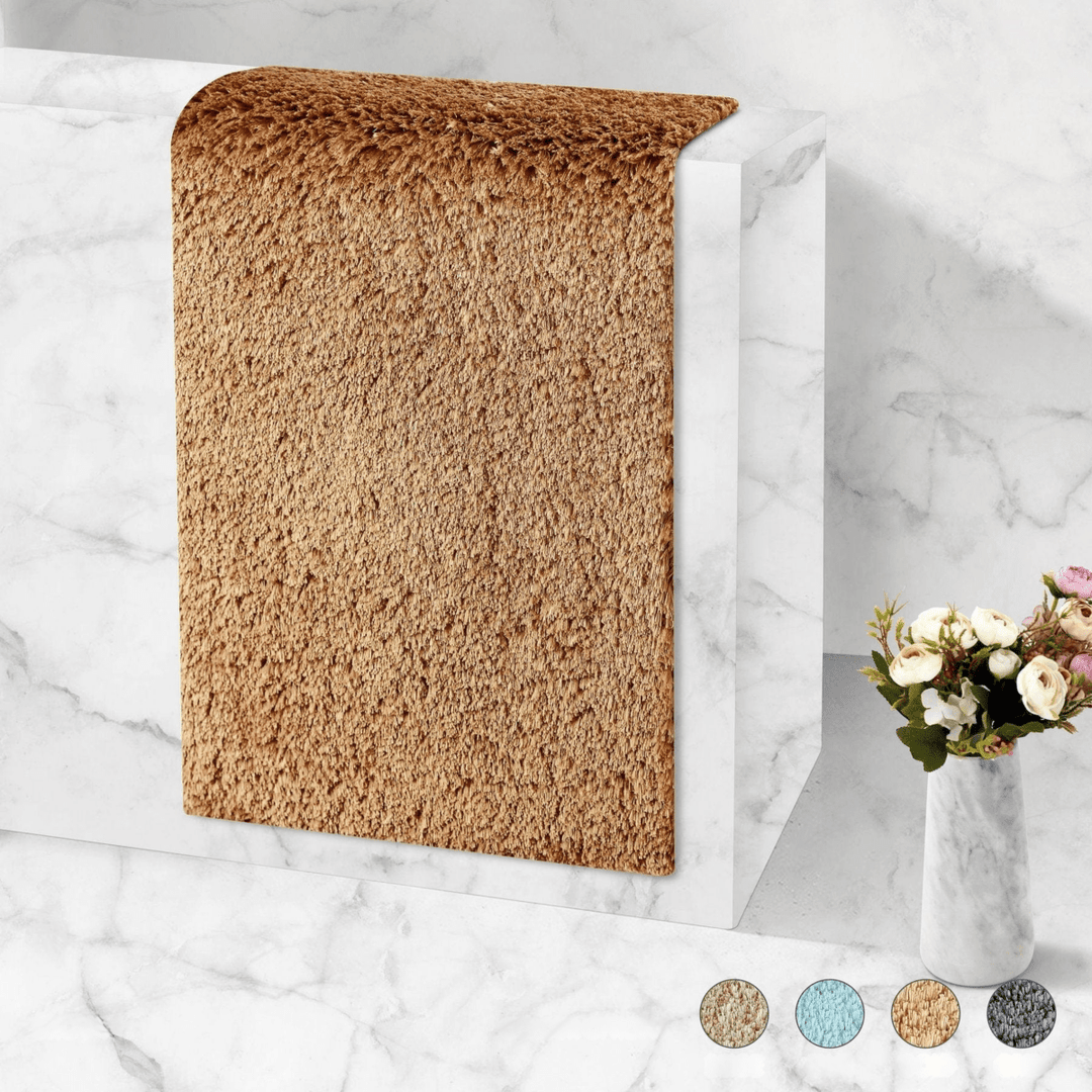 BowLift | Veloura Ultra-Absorbent Bath Mat | Plush non-slip bathroom mat for comfort and safety