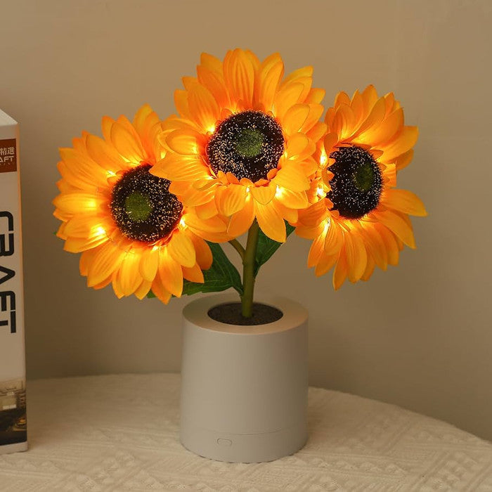 BowLift | Table Lamp Sunflower LED USB Rechargeable Light