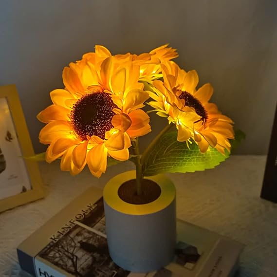BowLift | Table Lamp Sunflower LED USB Rechargeable Light