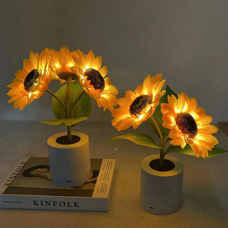 BowLift | Table Lamp Sunflower LED USB Rechargeable Light