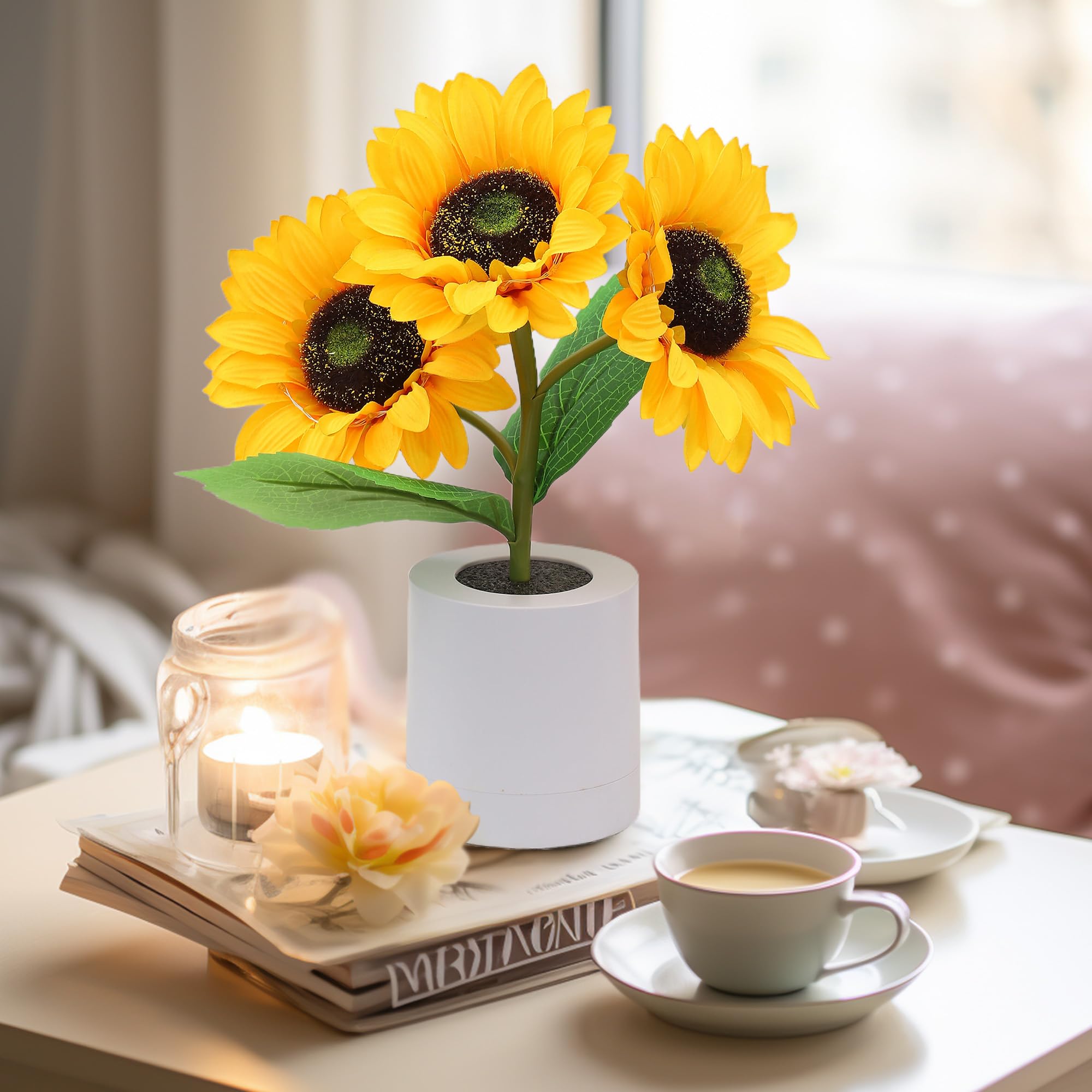 BowLift | Table Lamp Sunflower LED USB Rechargeable Light