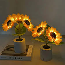 BowLift | Table Lamp Sunflower LED USB Rechargeable Light