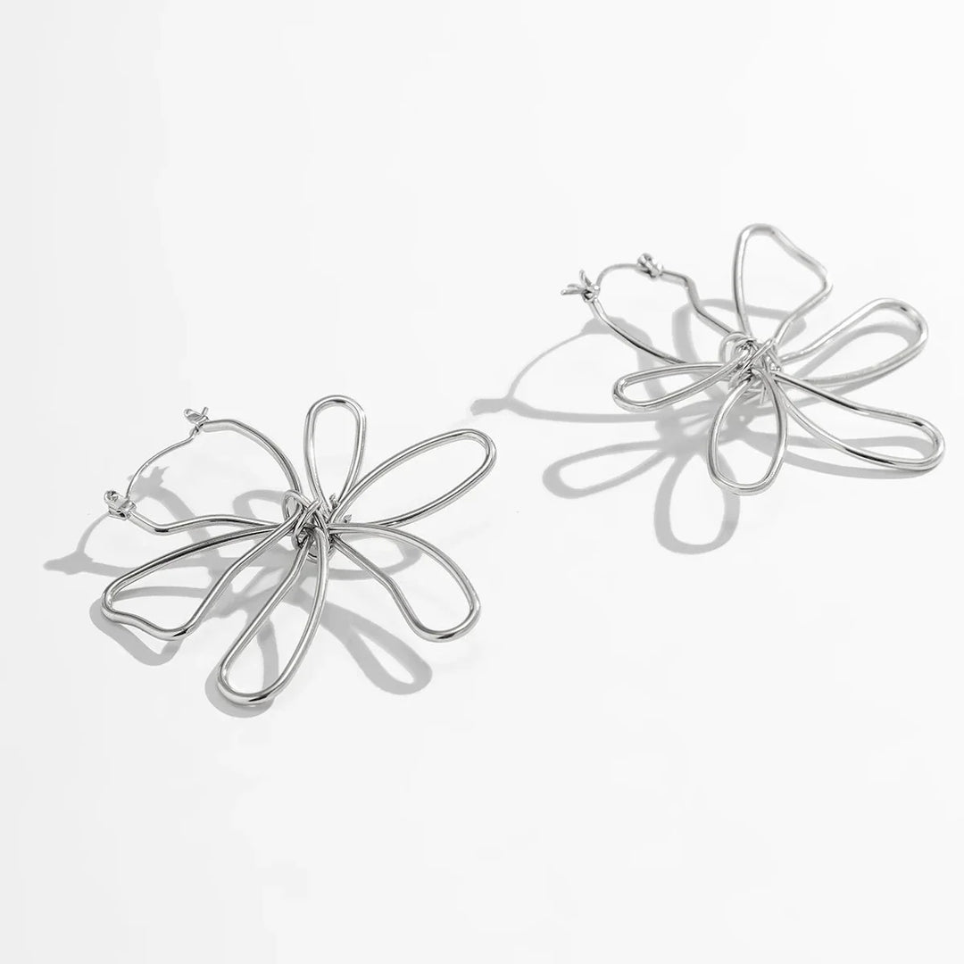 BowLift | Floral Knot Outline Earrings