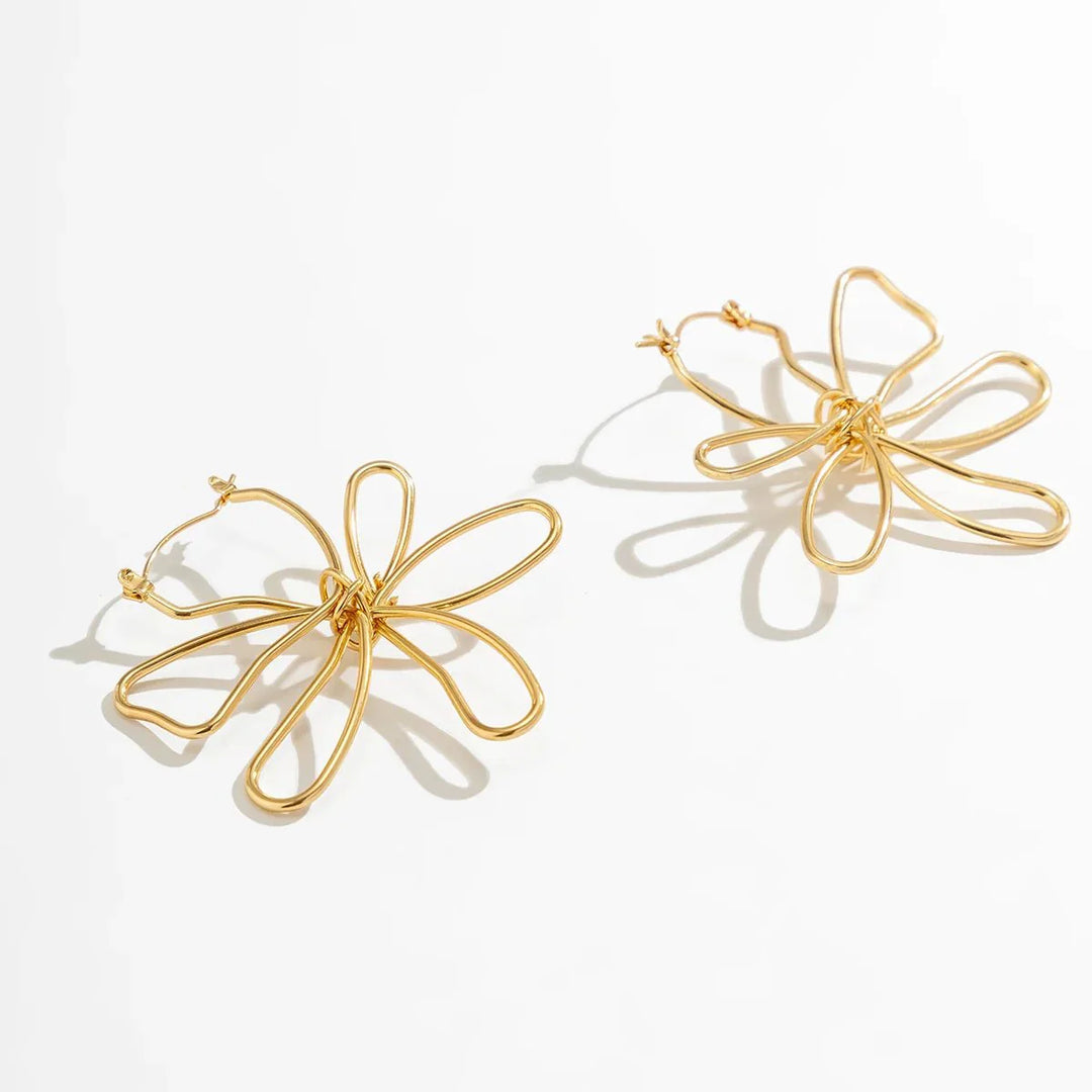 BowLift | Floral Knot Outline Earrings