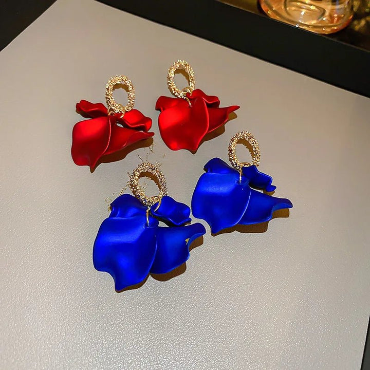 BowLift | Floral Rose Petal Earrings