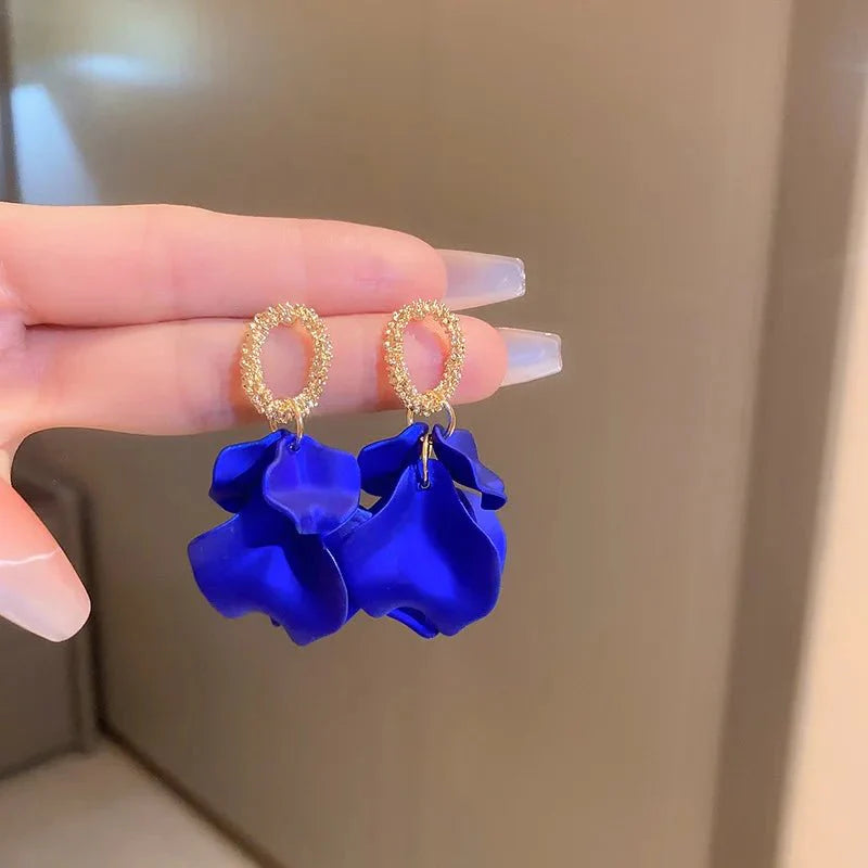 BowLift | Floral Rose Petal Earrings
