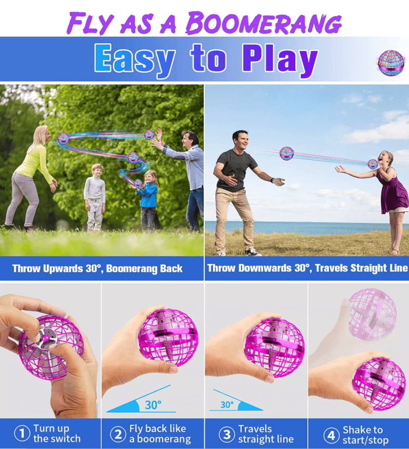 Flying Spinner - Gyro Pro Ball | Bowlift