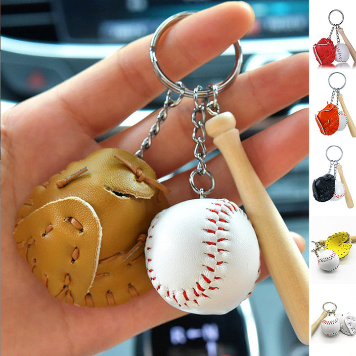 Creative Baseball Keychain Bowlift