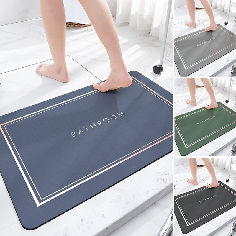 Minimalist Super Absorbent Quick Drying Bath Mat | Bowlift