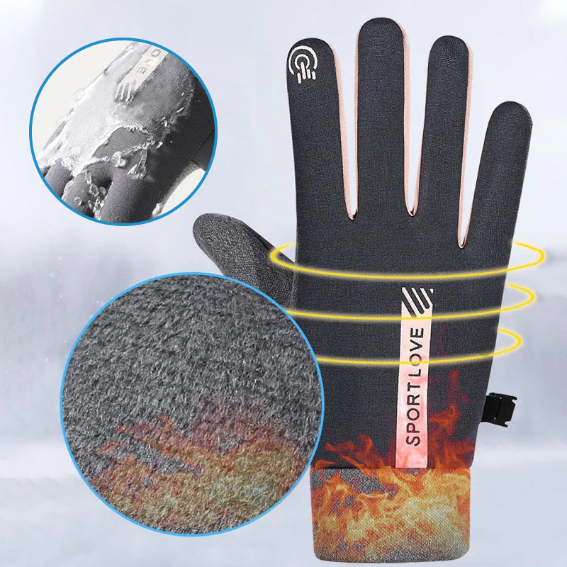 BowLift | Waterproof finger touchscreen gloves, non-slip and cold-resistant