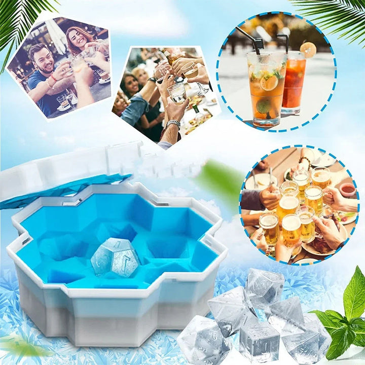 Dice Shape Ice Cube Tray | Bowlift