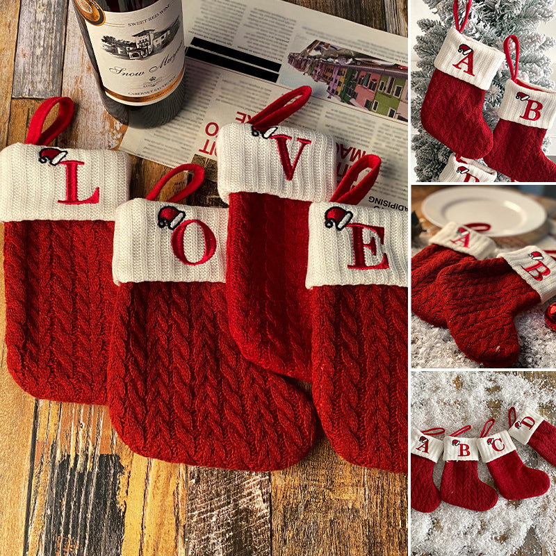 BowLift | Christmas Letter Knit Stocking