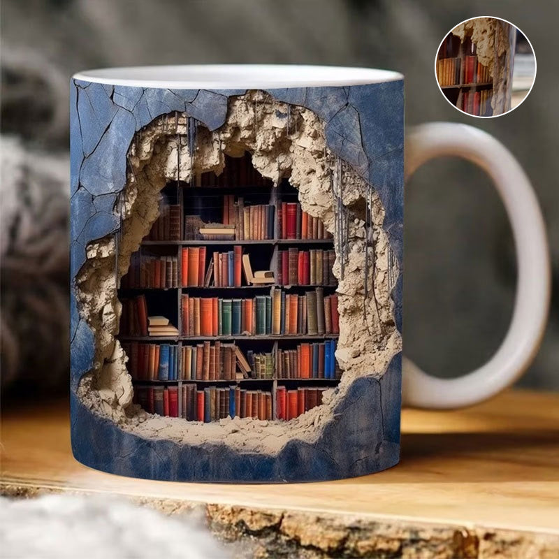 BowLift | 3D Bookshelf Mug