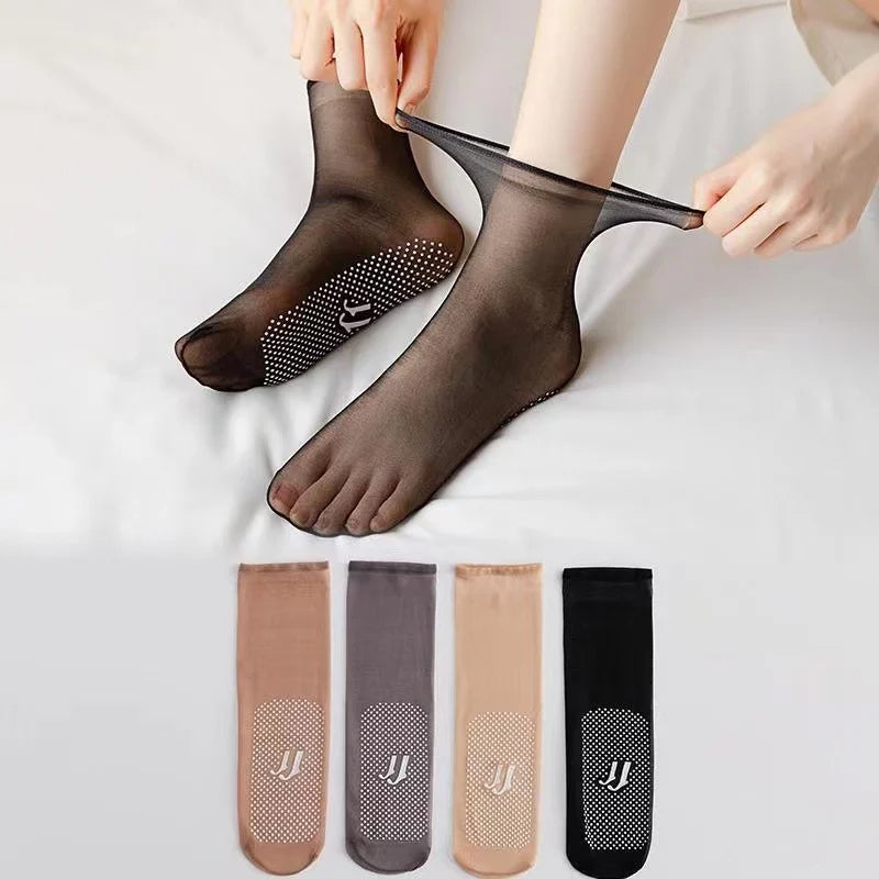 BowLift | Invisible, non-slip crystal silk socks