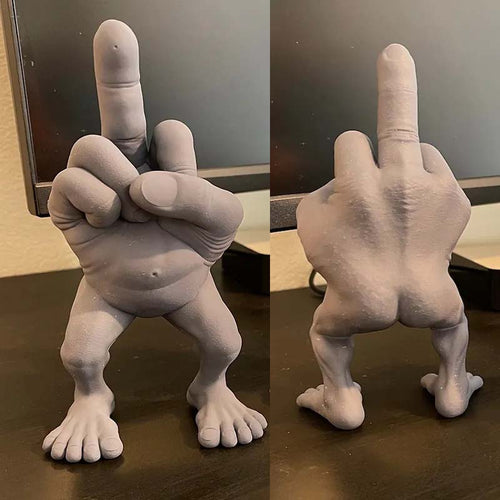 BowLift | Middle finger figure with legs
