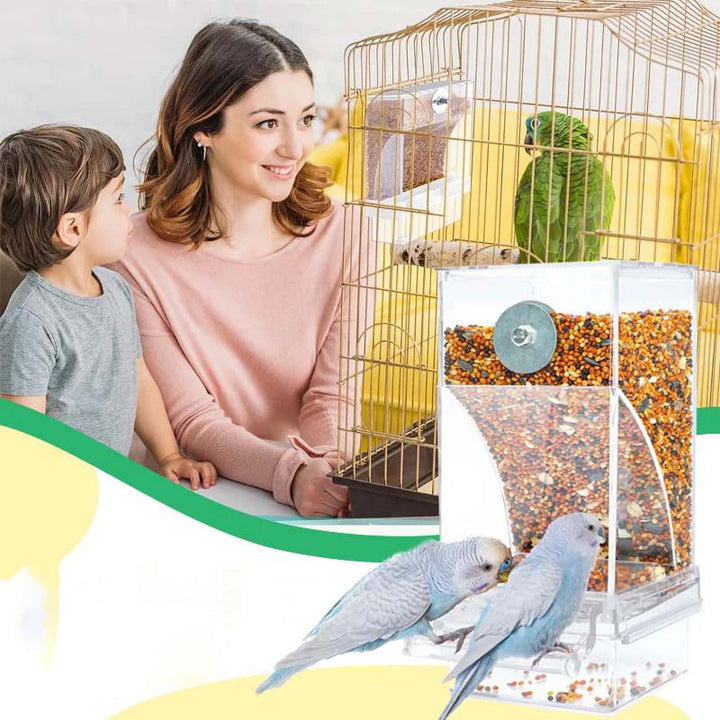 BowLift | Automatic No-Spill Transparent Bird Feeder