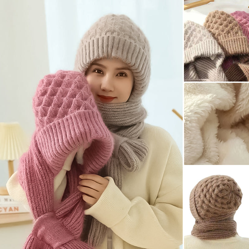 BowLift | Integrated hearing protection windproof hat scarf